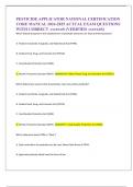 PESTICIDE APPLICATOR NATIONAL CERTIFICATION CORE MANUAL 2024-2025 ACTUAL EXAM QUESTIONS WITH CORRECT ANSWERS (VERIFIED ANSWERS)  Which federal law governs the establishment of pesticide tolerances for food and feed products? 