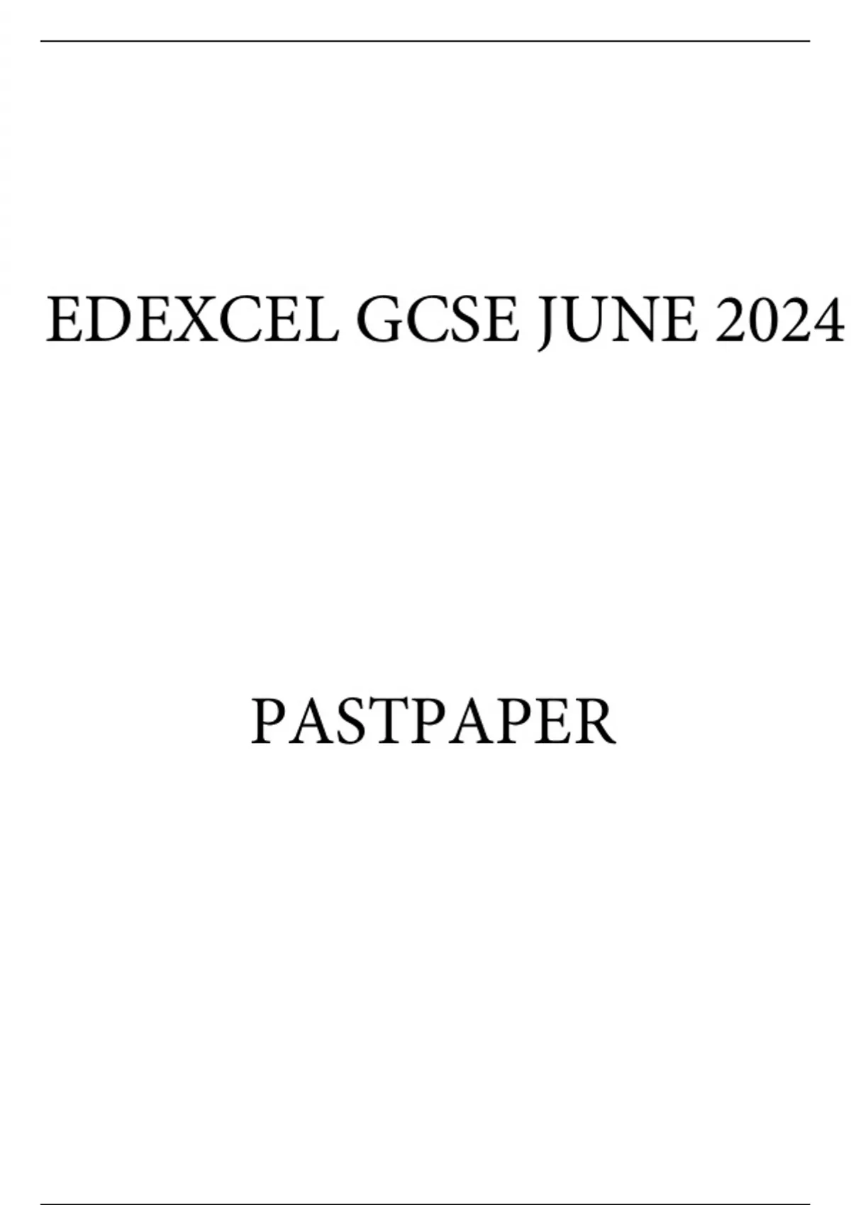 EDEXCEL GCSE 2024 CHEMISTRY HIGHER TIER PAPER 1H MARK SCHEME