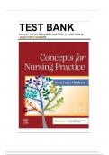 Test Bank for Concepts for Nursing Practice 4th Edition by Jean Foret Giddens All Chapters 1-57 | LATEST UPDATE 2024.