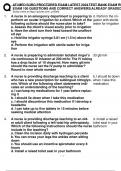 A nurse in an emergency department is preparing to  perform an ocular irrigation for a client. Which of the  following actions should the nurse plan to take? a. Assess the client's visual acuity prior to irrigation b. Have the client turn their hea