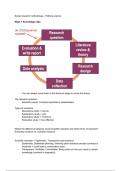 Summary social research methodology 