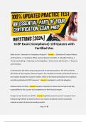 CCEP Exam (Compliance) 128 Quizzes with Certified Ans  