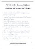 PMK-EE for E-5 (Seamanship) Exam Questions and Answers 100% Solved