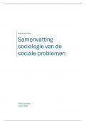 Samenvatting sociologie v/d sociale problemen