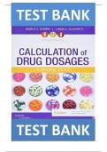 TEST BANK FOR Calculation of Drug Dosages: A Work Text, 11th Edition by Sheila J. Ogden & Linda Fluharty , ISBN: 9780323551281 |Chapter 1-19 Complete Test Bank| Guide A+