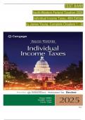 Test Bank for South-Western Federal Taxation 2025: Comprehensive, 48th Edition by (Young/Persellin) ISBN: 9780357988817, All 30 Chapters Covered, Verified Latest Edition