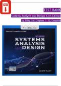 Test Bank for Systems Analysis and Design, 12th Edition Tilley (All Chapters included)