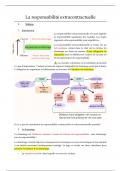 La responsabilité extracontractuelle BA1