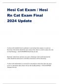 Hesi Cat Exam / Hesi Rn Cat Exam Final 2024 Update