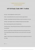 ASVAB Study Guide 100% Verified.