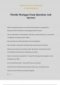 Florida Mortgage Exam Questions And Answers