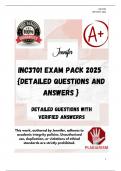 INC3701 EXAM PACK 2025  {DETAILED QUESTIONS AND ANSWERS }