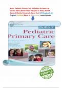 Burns' Pediatric Primary Care 7th Edition By Dawn Lee Garzon; Nancy Barber Starr; Margaret A. Brady; Nan M. Gaylord; Martha Driessnack; Karen Dud| All Chapters 1-46| Original| Verified| Rated A+ | Test Bank| Latest Updates