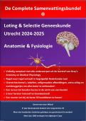 Complete Samenvattingsbundel Decentrale Selectie Geneeskunde 2025: Anatomie en Fysiologie