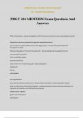 PHGY 216 MIDTERM Exam Questions And Answers