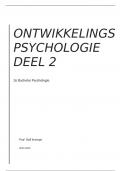 Samenvatting -  Ontwikkelingspsychologie deel 2: adolescentie tot late volwassenheid (P0M04a)