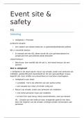 Samenvatting -  Event Site & Safety