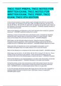 TNCC TEST PREPA, TNCC NOTES FOR WRITTEN EXAM, TNCC NOTES FOR WRITTEN EXAM, TNCC PREP, TNCC EXAM, TNCC 8TH EDITION