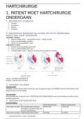 SAMENVATTING CARDIOCHIRURGIE 1E master geneeskunde