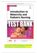 Introduction to Maternity and Pediatric Nursing 7th Edition Leifer Test Bank latest update 