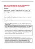 WGU D519 A2 (Task 2) Integrated Care Case Analyses Worksheet (Assignment 2) Latest Update with Complete Solution