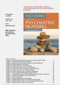 PSYCHIATRIC NURSING TEST BANK CONTEMPORARY PRACTICE 6TH EDITION BY BOYD