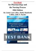 Test Bank for Pharmacology and the Nursing Process, 10th Edition by Lilley, Rainforth and Snyder Latest Edition|| All Chapters