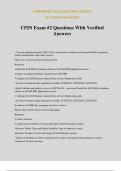 CFIN Exam #2 Questions With Verified Answers