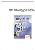 Test Bank For Primary Care The Art and Science of Advanced Practice Nursing – an Interprofessional Approach Sixth Edition by Debera J. Dunphy||ISBN, 978-1719644655||All Chapters||Complete Guide A+