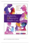 Test Bank For Maternity and Women's Health Care 12th Edition Lowdermilk Chapter1-37 | 100% Complete Guide 2023