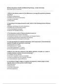 Health and Medical Psychology -50 Practise Exam Questions- Leiden University