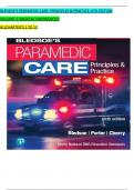 BLEDSOE’S PARAMEDIC CARE: PRINCIPLES & PRACTICE, 6TH EDITION VOLUME 3: MEDICAL EMERGENCIES ALLCHAPTER’S 1 TO 13