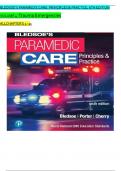 BLEDSOE’S PARAMEDIC CARE: PRINCIPLES & PRACTICE, 6TH EDITION VOLUME 4: Trauma Emergencies ALLCHAPTER’S 1 -11