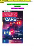 BLEDSOE’S Paramedic Care: Principles & Practice, 6th edition Volume 5: Special Considerations and                         Operations ALL CHAPTERS 1-16