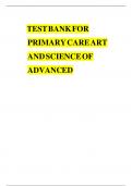 Test Bank For Primary Care The Art and Science of Advanced Practice Nursing – an Interprofessional Approach Sixth Edition by Debera J. Dunphy||ISBN, 978-1719644655||All Chapters||Complete Guide A+