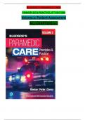 BLEDSOE’S PARAMEDIC CARE PRINCIPLES & PRACTICE, 6TH EDITION  Volume 2: Patient Assessment ALL CHAPTERS 1-7