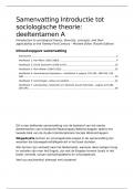 samenvatting ISW IMW blok 2 deeltentamen A: an introduction to sociological theory