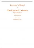 The Physical Universe  18th Edition By Konrad Krauskopf, Arthur Beiser; Emeritus, Elizabeth Shay Carter( Instructor Manual)