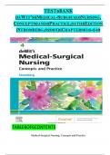 TEST BANK For Dewit's Medical-Surgical Nursing, Concepts and Practice, 4th Edition (Stromberg, 2023), Verified Chapters 1 - 49, Complete Newest Version