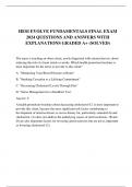 HESI EVOLVE FUNDAMENTALS FINAL EXAM  2024 QUESTIONS AND ANSWERS WITH  EXPLANATIONS GRADED A+ (SOLVED)