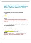 HESI PN OB/HESI PN PEDIATRICS/HESI PN MATERNITY  NEWEST 2024 COMPLETE 150 ACTUAL EXAM QUESTIONS  AND DETAILED ANSWERS (100% CORRECT ANSWERS)  AGRADE ASSURED!! 