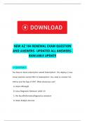 NEW AZ 104 RENEWAL EXAM QUESTION AND ANSWERS- UPDATED ALL ANSWERS- AVAILABLE UPDATE