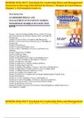 Test Bank for Leadership Roles and Management Functions in Nursing 10th Edition by Bessie L Marquis & Carol Huston Chapter 1-25|Complete Guide A+