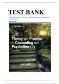 Test Bank for Theory and Practice of Counseling and Psychotherapy 11th Edition by Gerald Corey