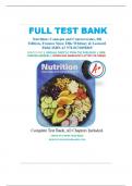 Test Bank for Nutrition: Concepts and Controversies, 5th Edition, Frances Sizer, Ellie Whitney, Leonard Piché, ISBN-10: 0176892869, ISBN- 13: 9780176892869