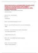 PSYCH 101 EXAM 4 LAUMAKIS SDSU EXAM LATEST WITH ACTUAL QUESTIONS AND CORRECT VERIFIED ANSWERS ALREADY GRADED A+ 100% GUARANTEED PASS!