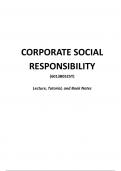 Corporate Social Responsibility - Lectures, Book, Tutorial Notes - 2024