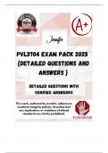 PVL3704 EXAM PACK 2025  {DETAILED QUESTIONS AND ANSWERS }