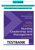 Test Bank For Nursing Leadership & Management, 3rd Edition By Patricia Kelly Chapter 1-31