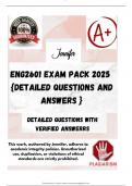 ENG2601 EXAM PACK 2025  {DETAILED QUESTIONS AND ANSWERS }